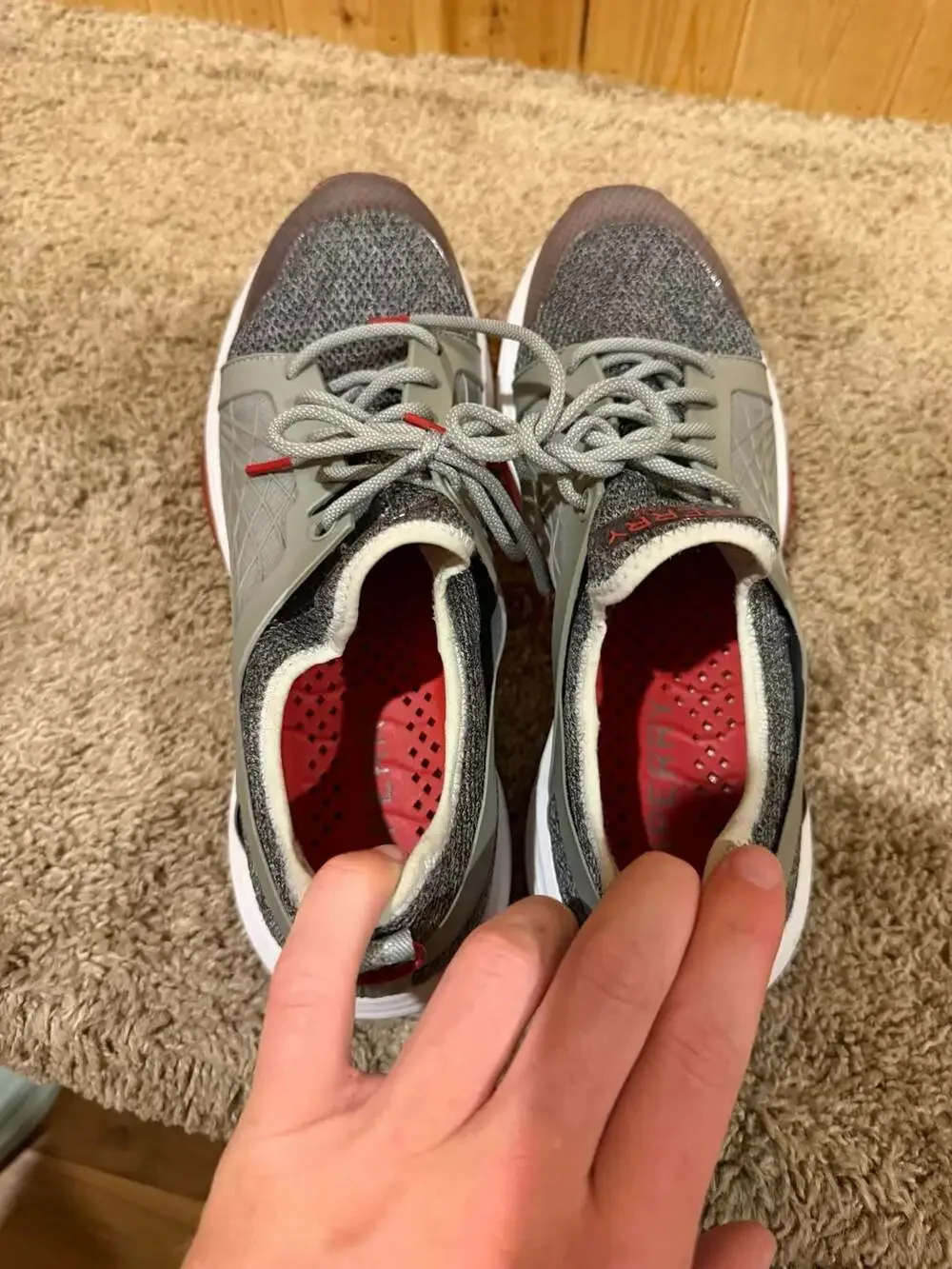 Sperry H2O Mooring Women's Quick Drying Athletic Sneakers Gray Pink Size 10M